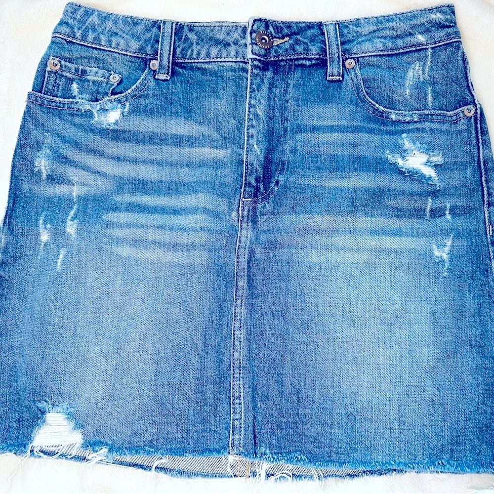 Pistola Blue Mini Pencil Skirt Casual